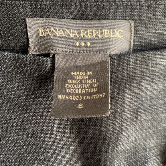 Banana Republic 100% Linen Wide-leg Pants - Picture 3 of 13
